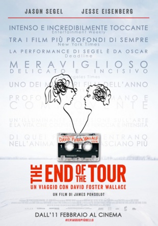 Locandina italiana The End of the Tour-Un viaggio con David Foster Wallace  